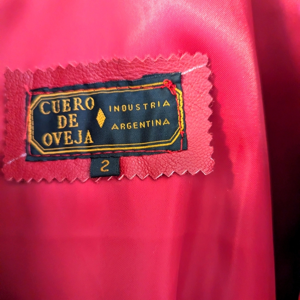 NWOT - Custom made Leather jacket in Argentina by private Tailor - Picture 2 of 5
